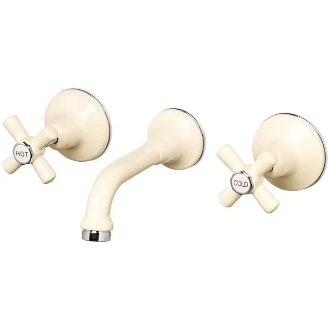 Posh Bristol Ivory / Chrome Bath Set 2205233