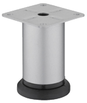 Furniture foot, with plate, with height adjustment - 634.94.451