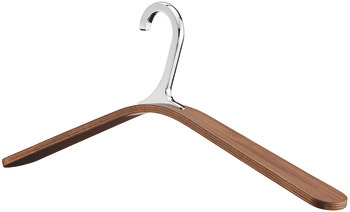 Coat hangers, shackle, laminated wood, hook, zinc alloy - 842.71.730