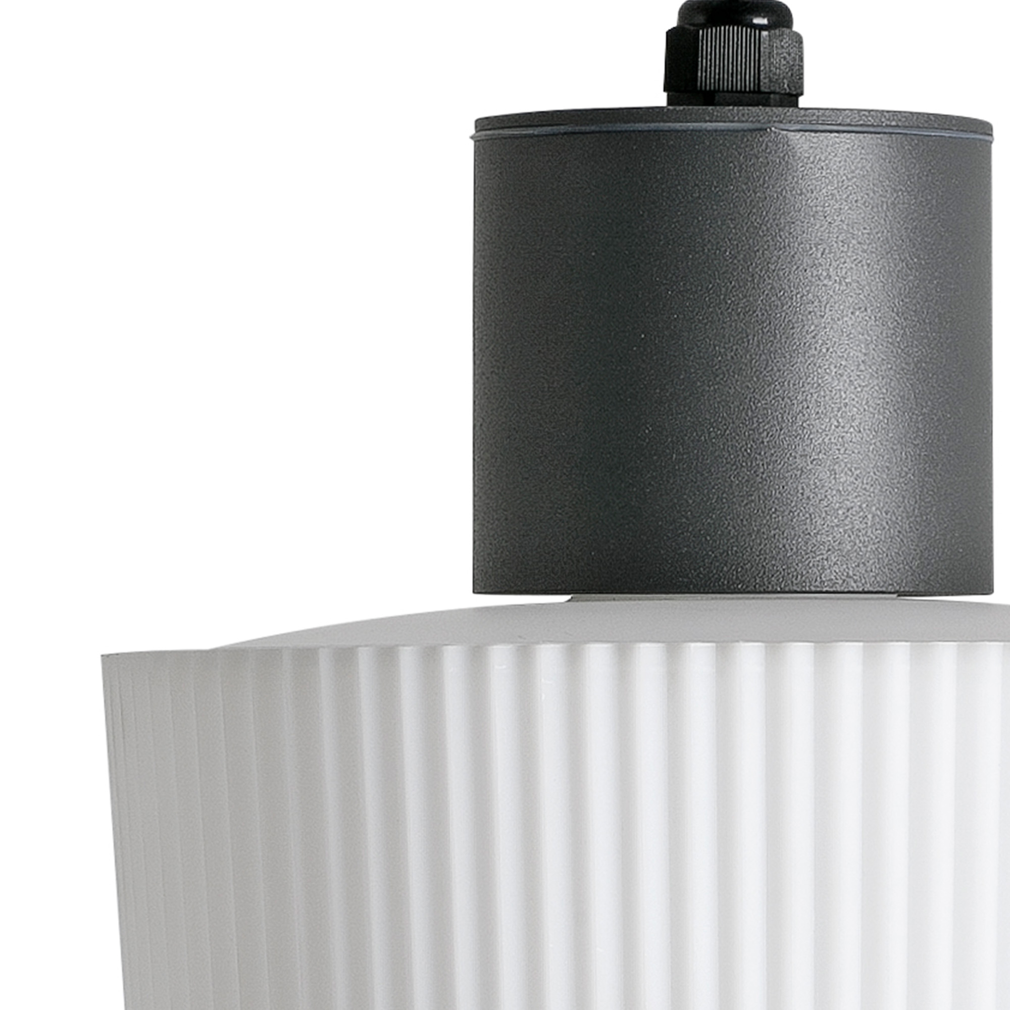 MUFFIN Dark grey pendant lamp
