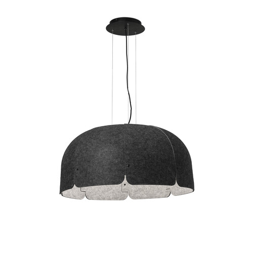 MUTE Dark grey pendant lamp 4000K DALI