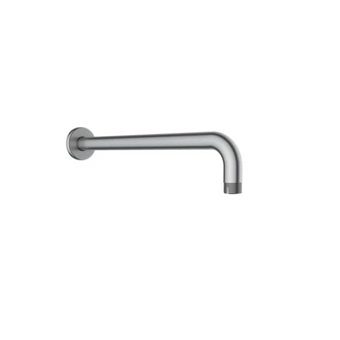 Ona Brushed Nickel Wall Straight Shower Arm 400mm 14954