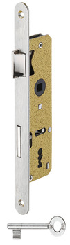 Mortise lock, for hinged doors, Startec, cipher bit, backset 45 mm - 911.12.010