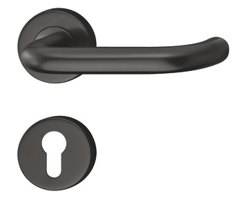 Lever handle on rosette Startec model LDH 2170 stainless steel - 903.92.588