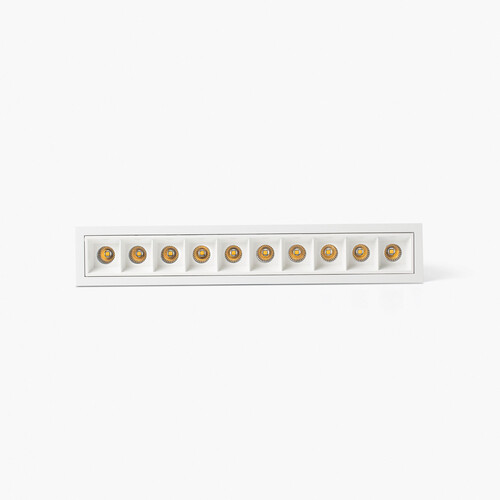 TROOP recessed white-white 10x2W 36° 2700K CRI90
