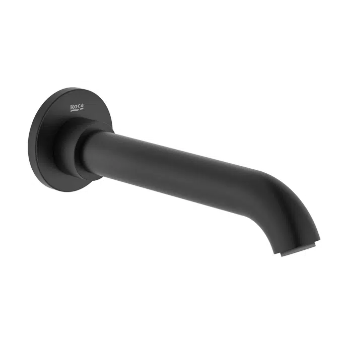 Roca Ona 175mm Matte Black Bath Outlet 13713