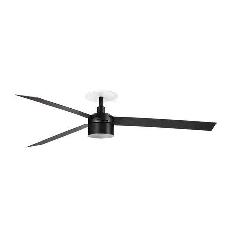 CRUISER RECESSED TEK L siyah fan duvar kumandası siyah 4000K