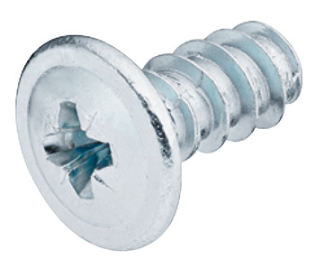 Panel fixing screw, Flat head, PZ, fully threaded - 013.10.152