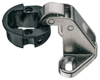 Glass door hinge, opening angle 95° - 361.63.300