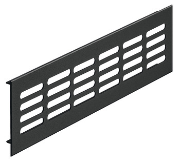 ventilation trims, square, aluminium, with ribbed flanges, slotted - 575.20.531