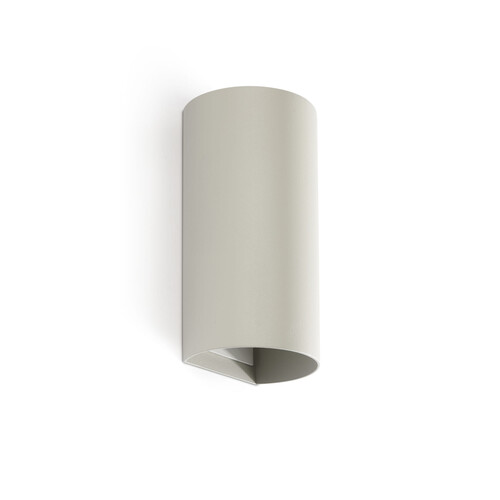 SOLE 2L Grey round duvar lambası