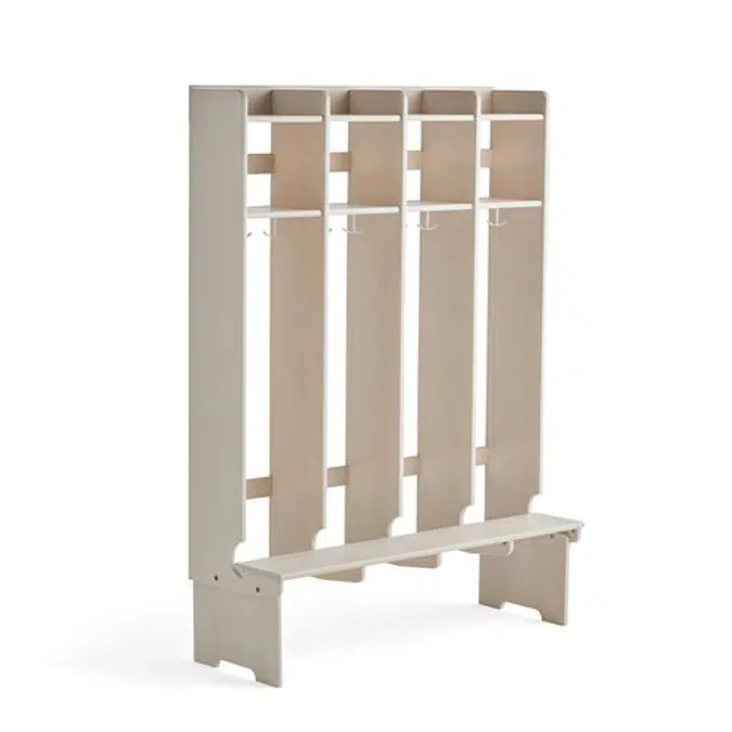 Ebba 4-Section Floorstanding Storage Unit