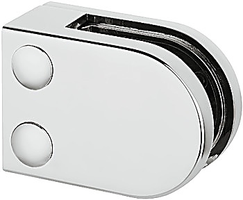 Glass holder, model 22, bar railing system - 812.08.314