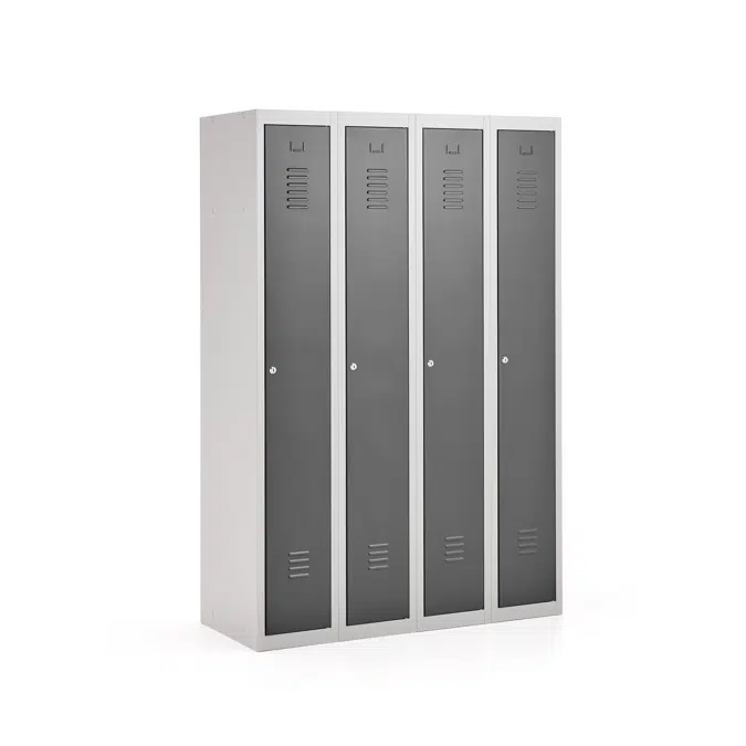 Click Four-Double Side-by-Side Modular Metal Locker