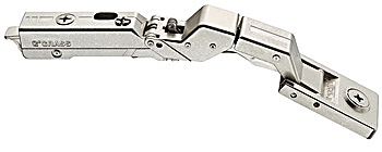 Concealed hinge, Grass, Tiomos Mirro 125°, for mirror or clear glass doors - 348.41.840