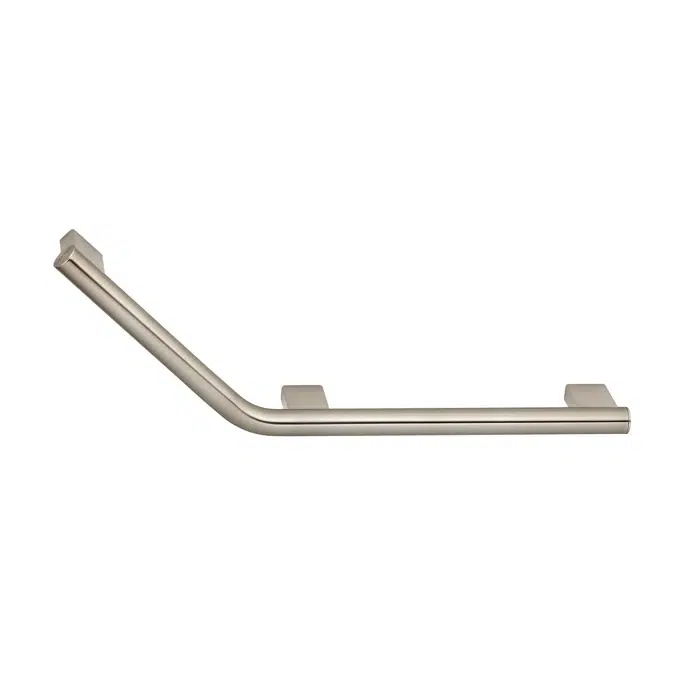 Mizu Drift Right Angled Grab Rail 260mm x 346mm 135 Degree Brushed Nickel 2265147