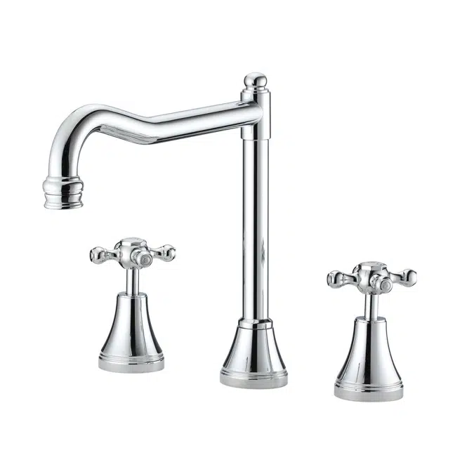 Kado Era Krom Çapraz Kollar Lavabo Seti 2263710