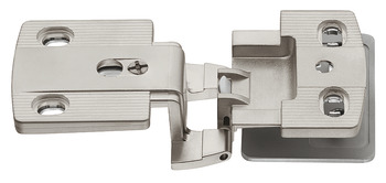 Glass door hinge, For thick glass doors, 3D adjustable - 344.75.740