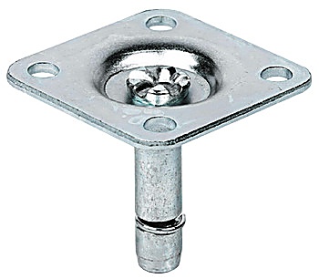 Fastening pin, System W, for castors/components with holder Ø 8 mm - 661.34.995