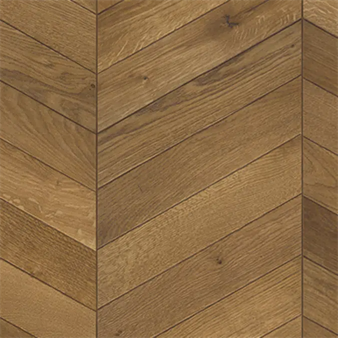 Oak Chevron Light brown Left version Laminate Flooring