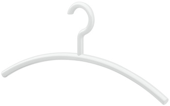 Coat hangers, polyamide, rigid hook, round shackle - 804.56.198