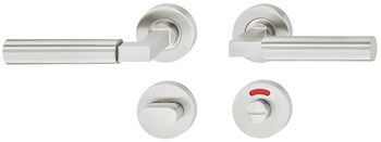Kapı kulpu seti, Paslanmaz çelik, Startec, model LDH 2180 - 903.83.120