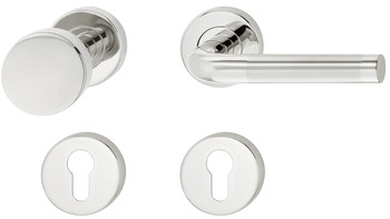 Kapı kulpu seti, Paslanmaz çelik, Startec, model LDH 2172 İki Renk - 903.95.263