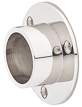 Rail end support, for round wardrobe rail Ø 25 mm - 801.11.306