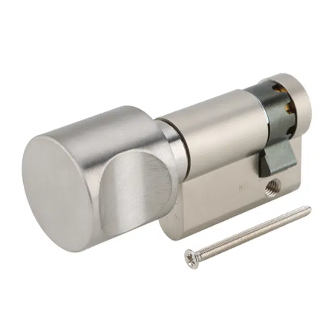 Yuvarlak Mandallı Tek Taraflı Kapı Kilidi Profil Silindiri