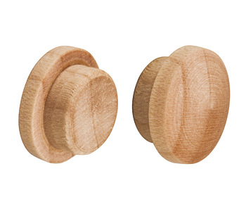 Cover Cap, Solid Wood Untreated, For Blind Hole Ø 10 Mm - 045.32.264