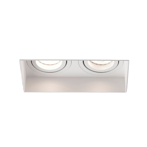 HYDE SQ 2L beyaz adjustable square recessed lamba without frame