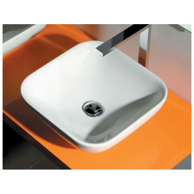 Uno Above Counter Basin No Taphole 400mm White 1808597