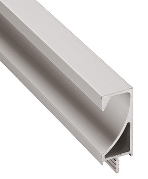 Handle profile, Aluminium, length: 2,500 mm - 126.39.025