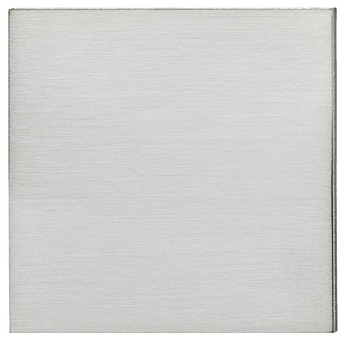 Decor, Plate: Stainless Steel, With Adhesive Tape, Square - 108.10.011
