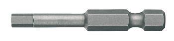 SW bit, Hexagon socket, L=50 mm, chrome-vanadium steel - 006.37.662