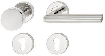 Door handle set, Stainless steel, Startec, model LDH 2188 - 903.85.211