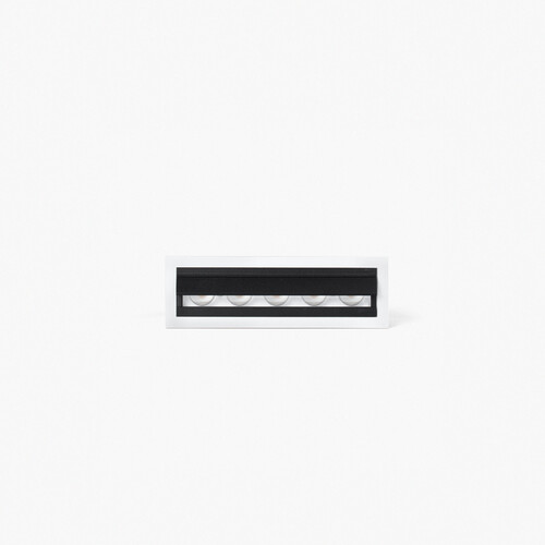 TROOP wall washer recessed beyaz-siyah 2700K CRI90
