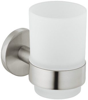 Tumbler holder, With glass, for screw fixing or glue fixing - 580.26.050