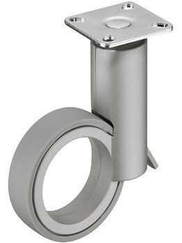Designer furniture castor, Load bearing capacity 50 kg, free running - 661.88.901