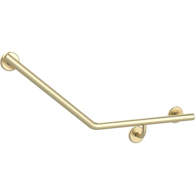 Mizu Drift 450x40 Derece Ambulant Tuvalet Tutamağı Sağ Brushed Brass 2266705