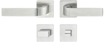 Door handle set, Stainless steel, Startec, model LDH 3157 - 903.83.010