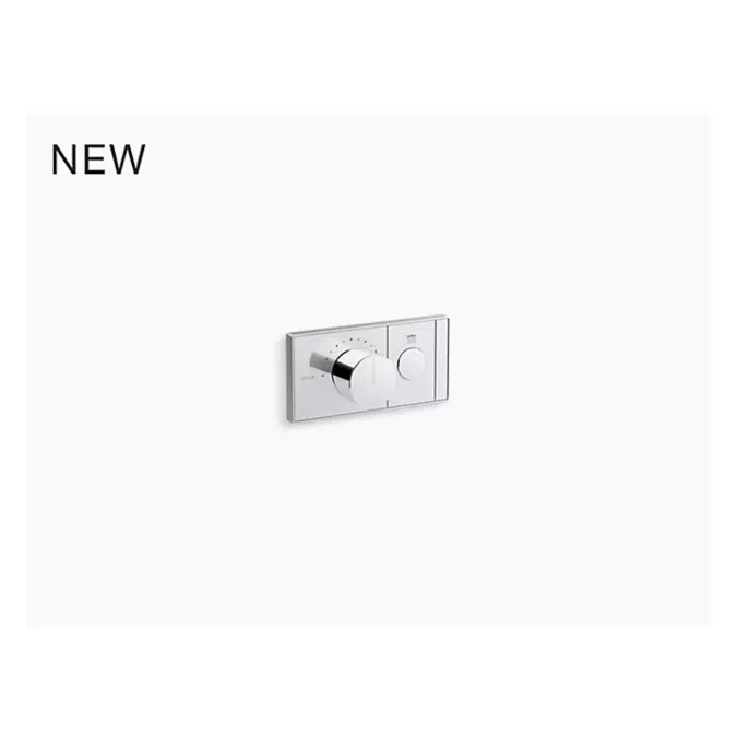 Anthem Tek Çıkışlı Termostatik Panel (Gömme Buton) K-26345-9