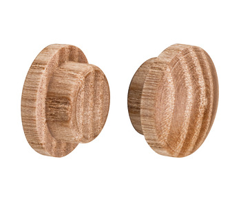 Cover Cap, Solid Wood Untreated, For Blind Hole Ø 10 Mm - 045.32.263