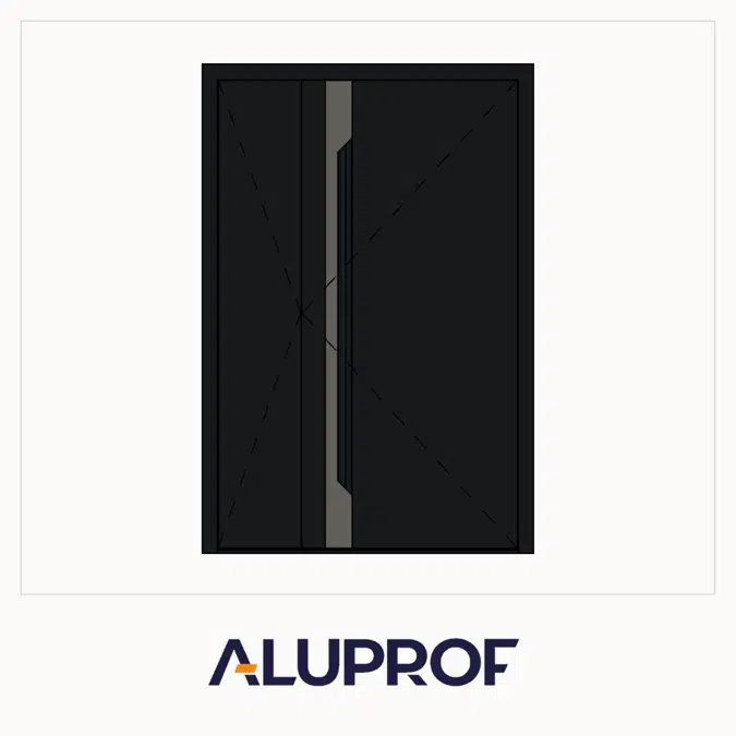 MB-86N SI AD36 Double Panel Door (Inward/Outward Opening)