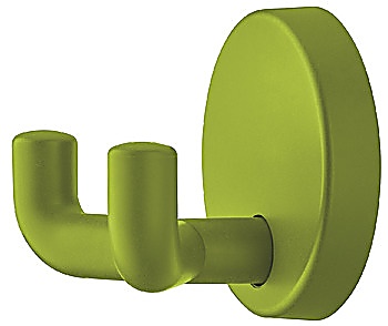 Wardrobe hooks, Polyamide, with 2 hooks, round rose - 842.62.074