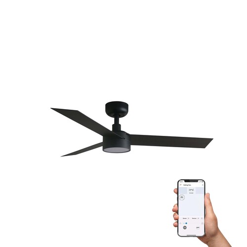 CRUISER S LED Ceiling fan siyah 20W SWT TUYA