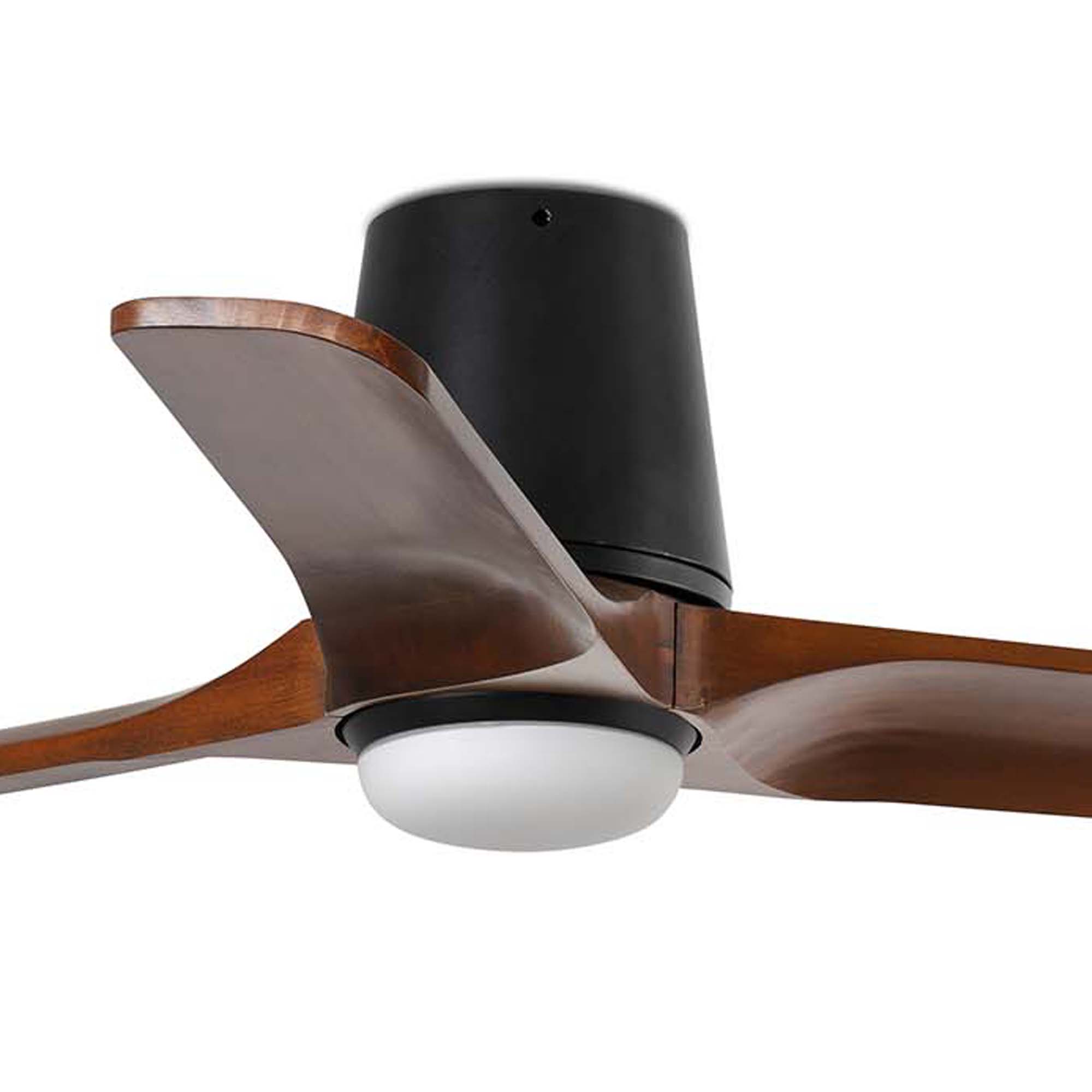 HEYWOOD TUB S Ceiling fan siyah/ceviz TUYA CCT