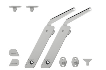 Stay flap fitting Free flap H 1.5 - 372.28.530