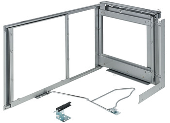 Pivoting extension fitting, corner cabinet pivoting extension fitting - 546.17.223