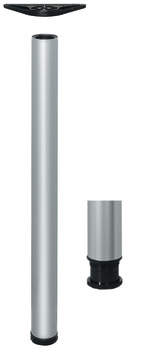 Table leg, Rondella, cylindrical, straight, steel - 635.06.450